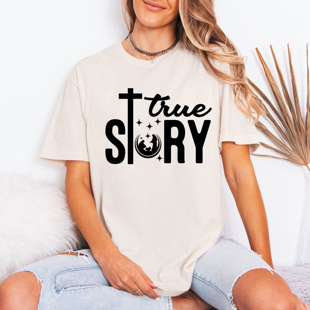 True Story Nativity | Christmas Faith Tee - Luckets.com