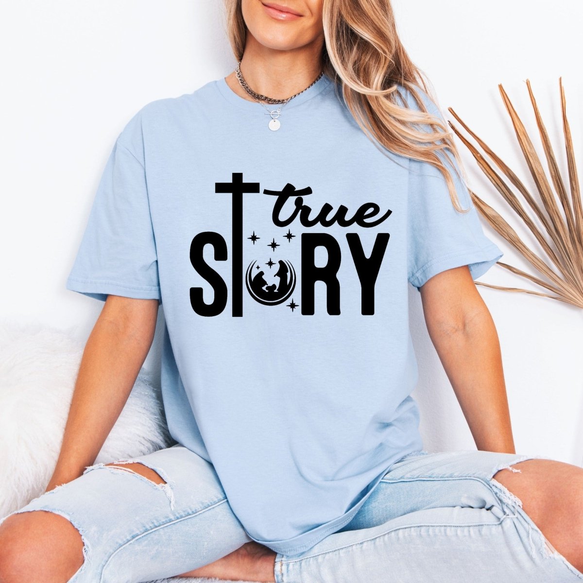 True Story Nativity | Christmas Faith Tee - Luckets.com