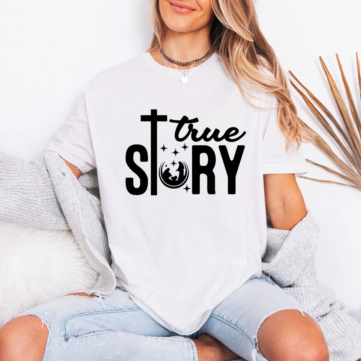 True Story Nativity | Christmas Faith Tee - Luckets.com