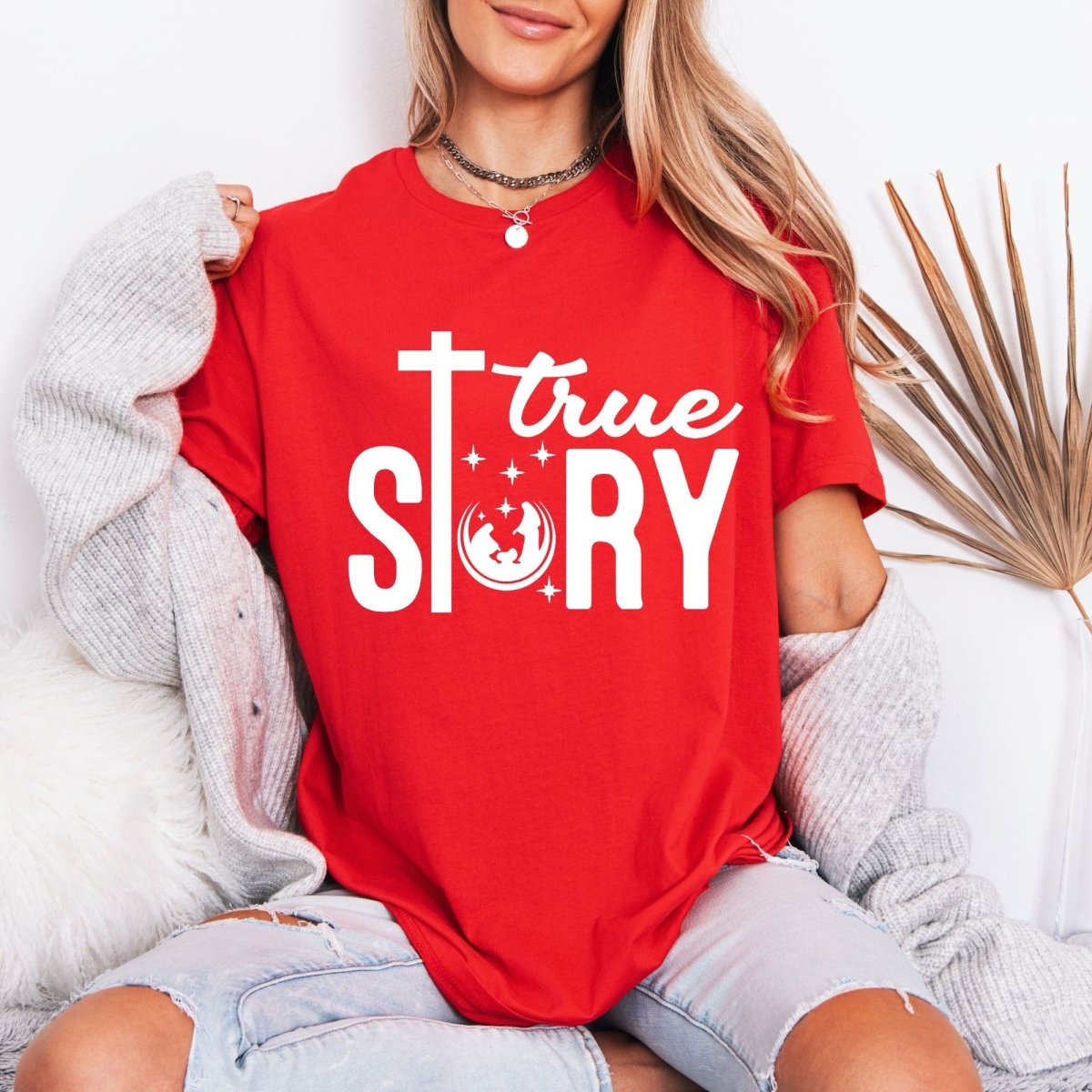 True Story Nativity | Christmas Faith Tee - Luckets.com