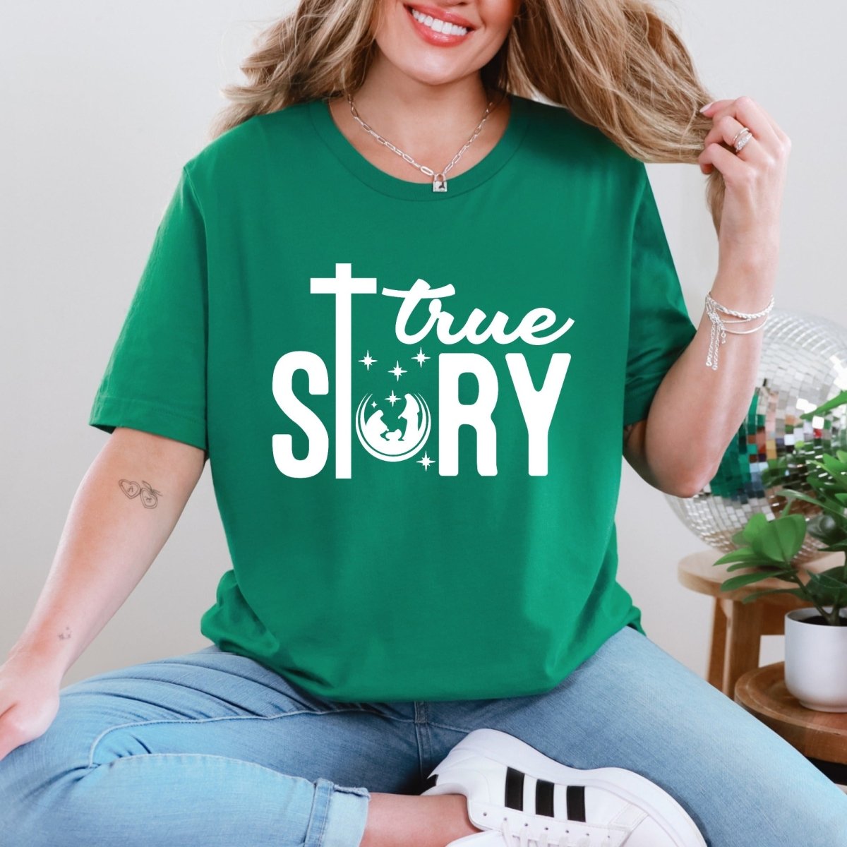 True Story Nativity | Christmas Faith Tee - Luckets.com