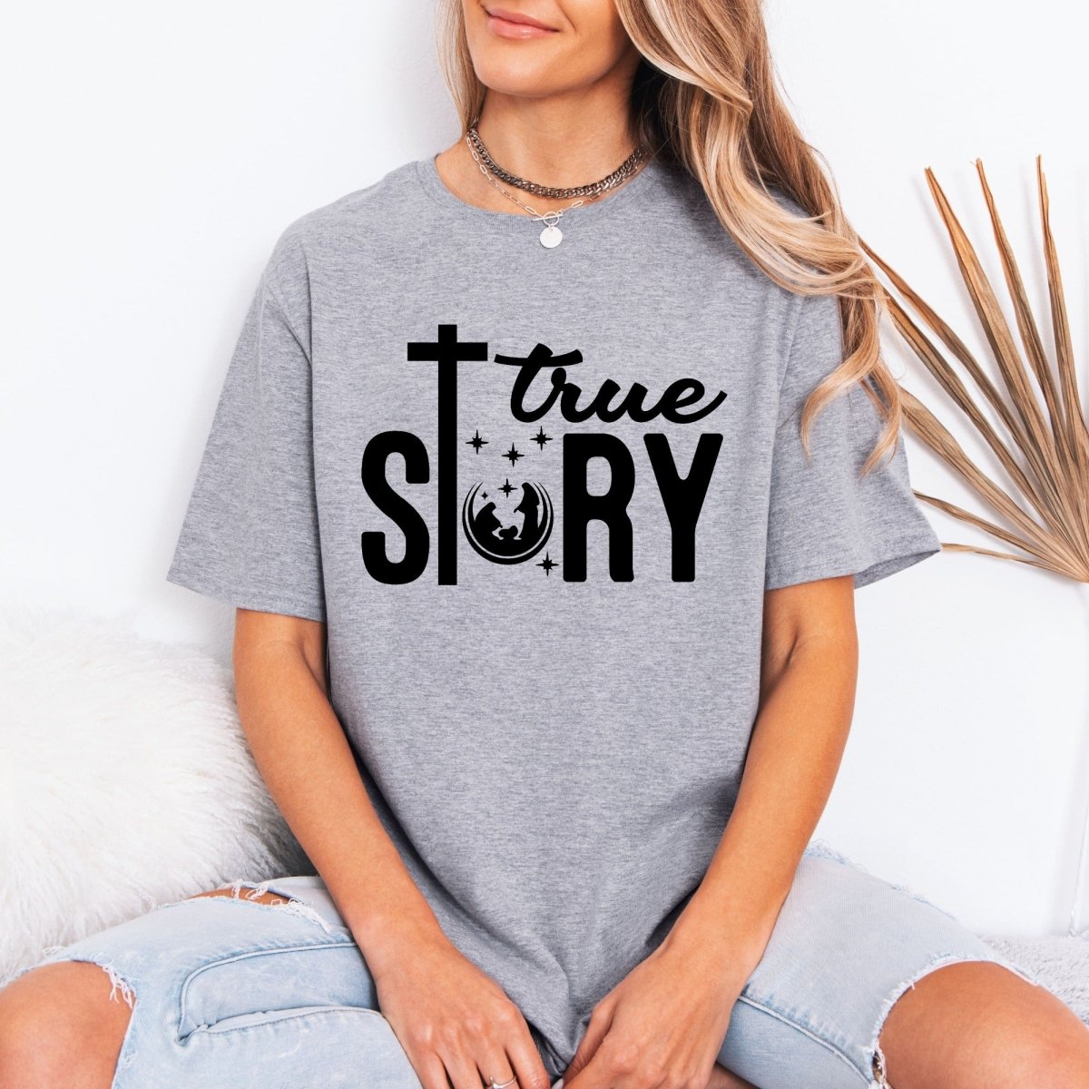 True Story Nativity | Christmas Faith Tee - Luckets.com