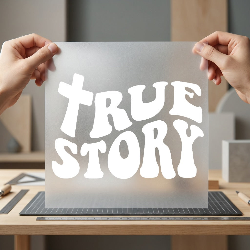 True Story Retro Groovy Christian Faith Ready to Press DTF Transfer for Dtf