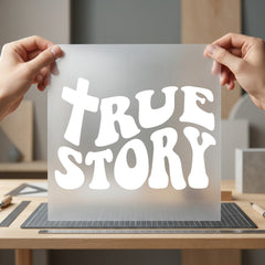 True Story Retro Groovy Christian Faith Ready to Press DTF Transfer for Dtf