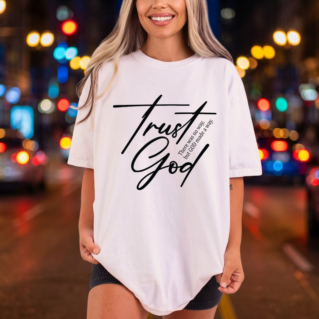 Trust God Scripture Faith-based Christian Faith Ready to Press DTF Transfer for Dtf
