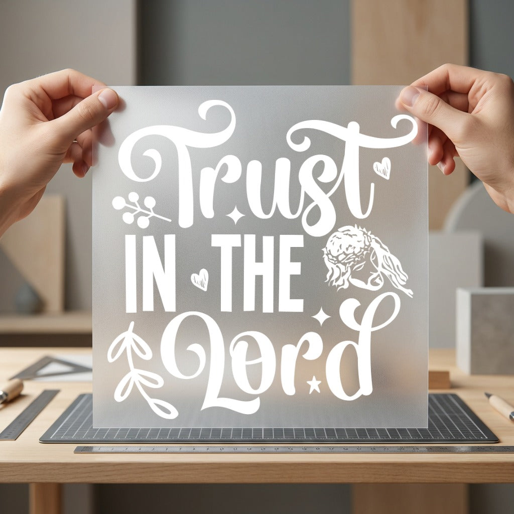 Trust Lord Faith-inspired Diy Christian Faith Ready to Press DTF Transfer for Dtf