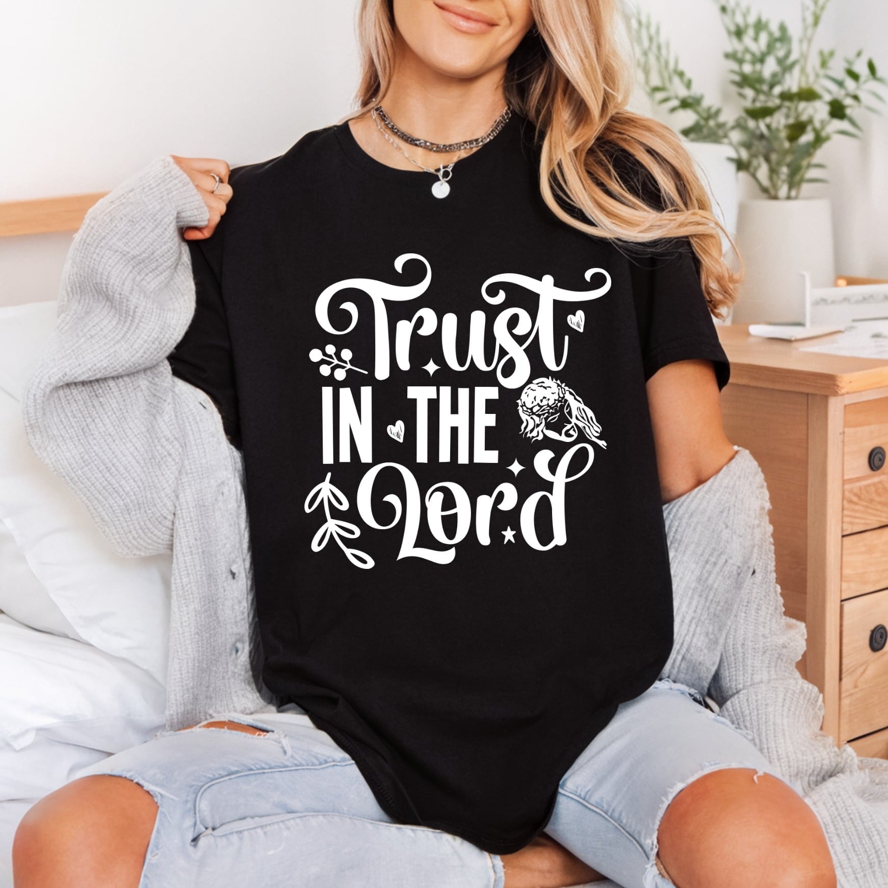 Trust Lord Faith-inspired Diy Christian Faith Ready to Press DTF Transfer for Dtf
