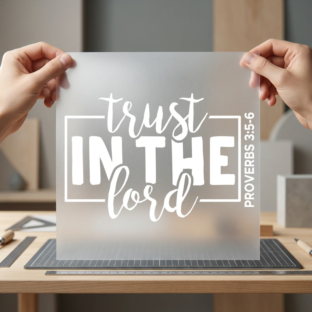 Trust Lord Inspirational Diy Christian Faith Ready to Press DTF Transfer for Dtf
