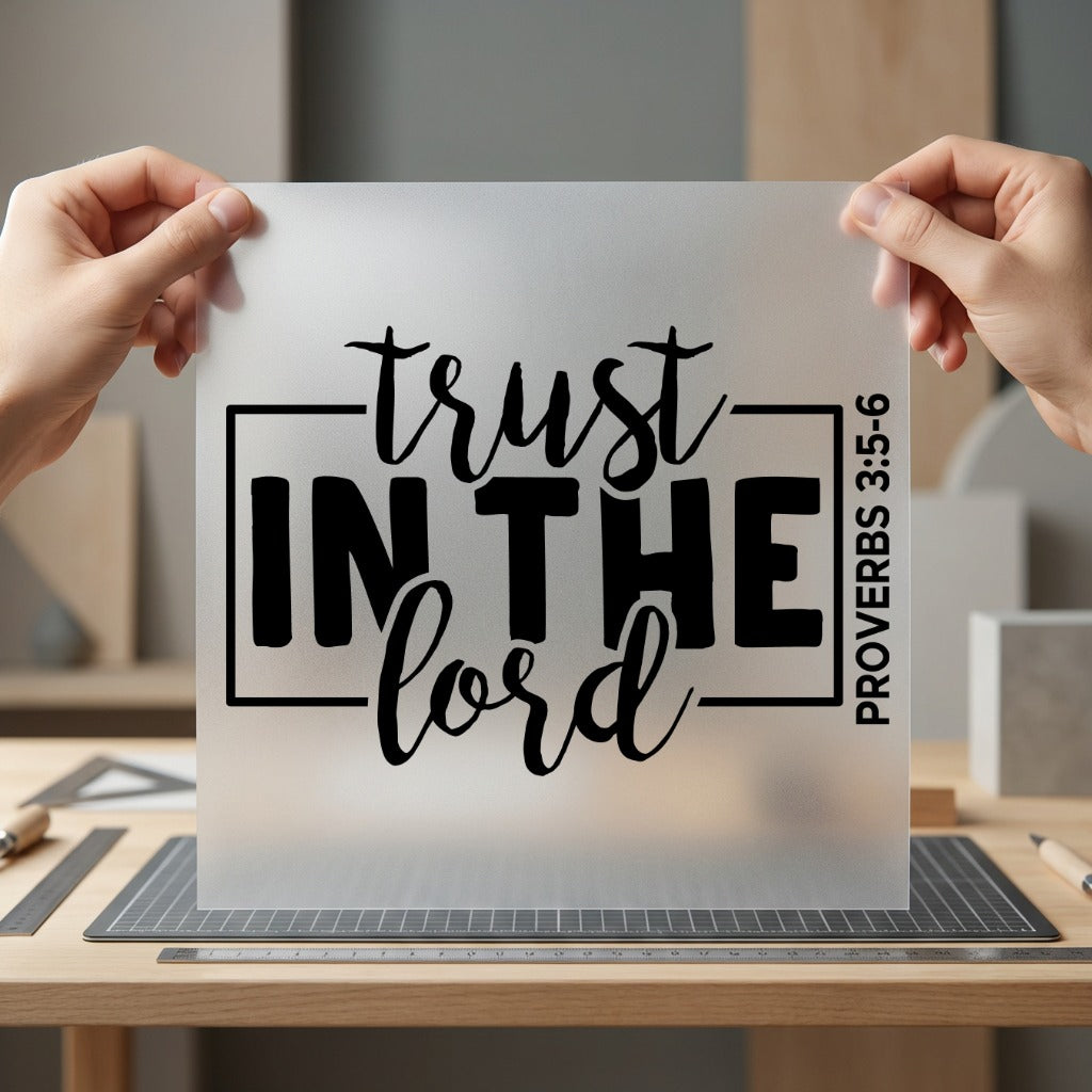 Trust Lord Inspirational Diy Christian Faith Ready to Press DTF Transfer for Dtf