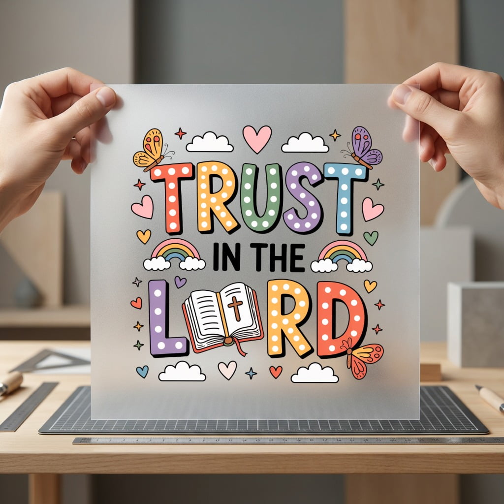 Trust Lord Vibrant Christian Christian Faith Ready to Press DTF Transfer for Dtf