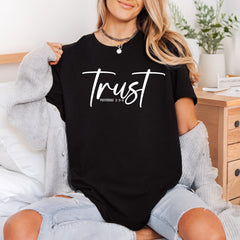 Trust Proverbs 5-6 Scriptural Christian Faith Ready to Press DTF Transfer for Dtf