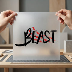 Unleash Beast Bold Script Aesthetic Fitness Ready to Press DTF Transfer for Dtf