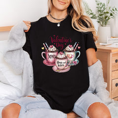 Valentine Day Cocoa Sweet Valentine Ready to Press DTF Transfer for Dtf