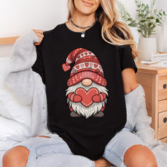 Valentine Gnome Heart Hug Valentine Ready to Press DTF Transfer for Dtf