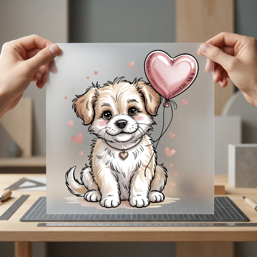 Valentine Puppy Love Kawaii Valentine Mom Ready to Press DTF Transfer for Dtf