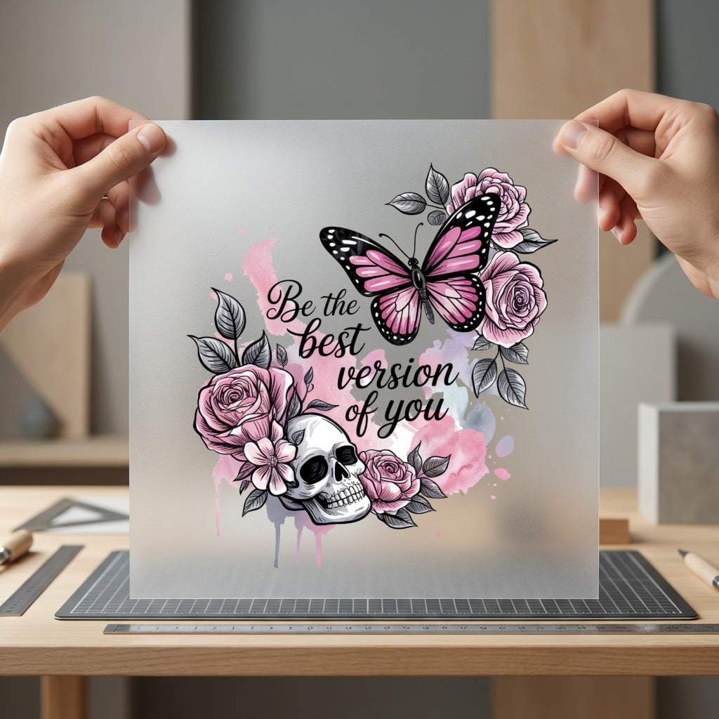 Version You Pink Grunge Vintage Retro Ready to Press DTF Transfer for Dtf
