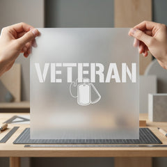 Veteran Dog Tags Military Patriotic Usa Ready to Press DTF Transfer for Dtf
