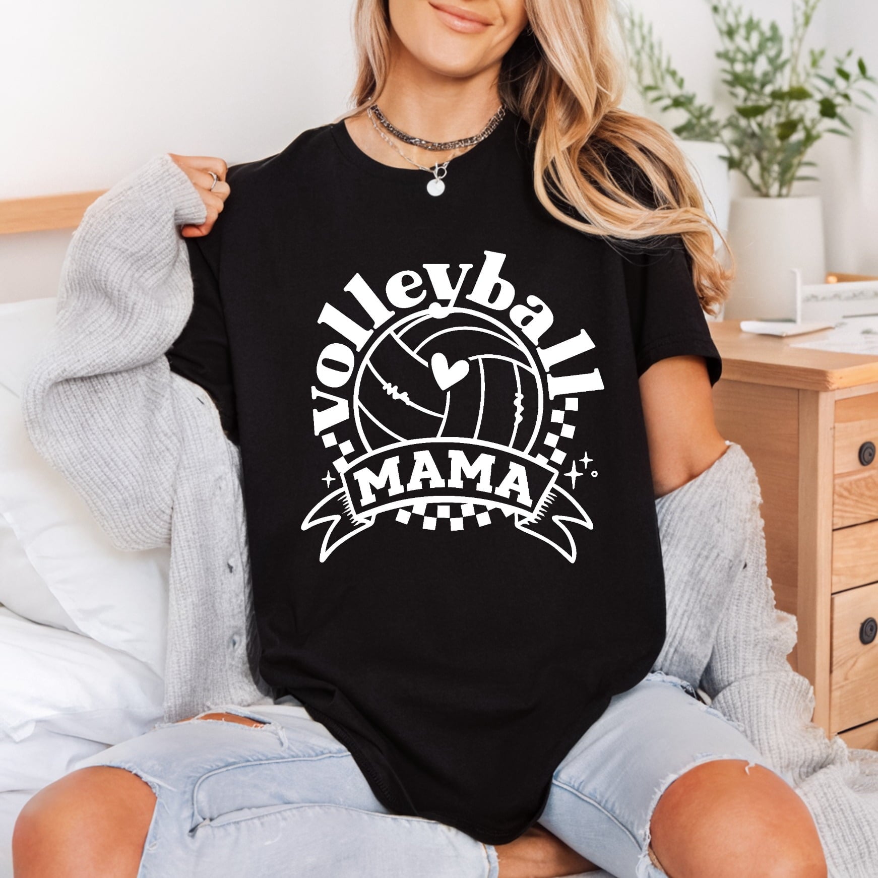 Volleyball Mama Sporty Diy Mom Vintage Ready to Press DTF Transfer for Dtf
