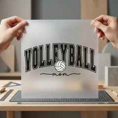 Volleyball Mom Arched Athletic Mom Vintage Ready to Press DTF Transfer for Dtf