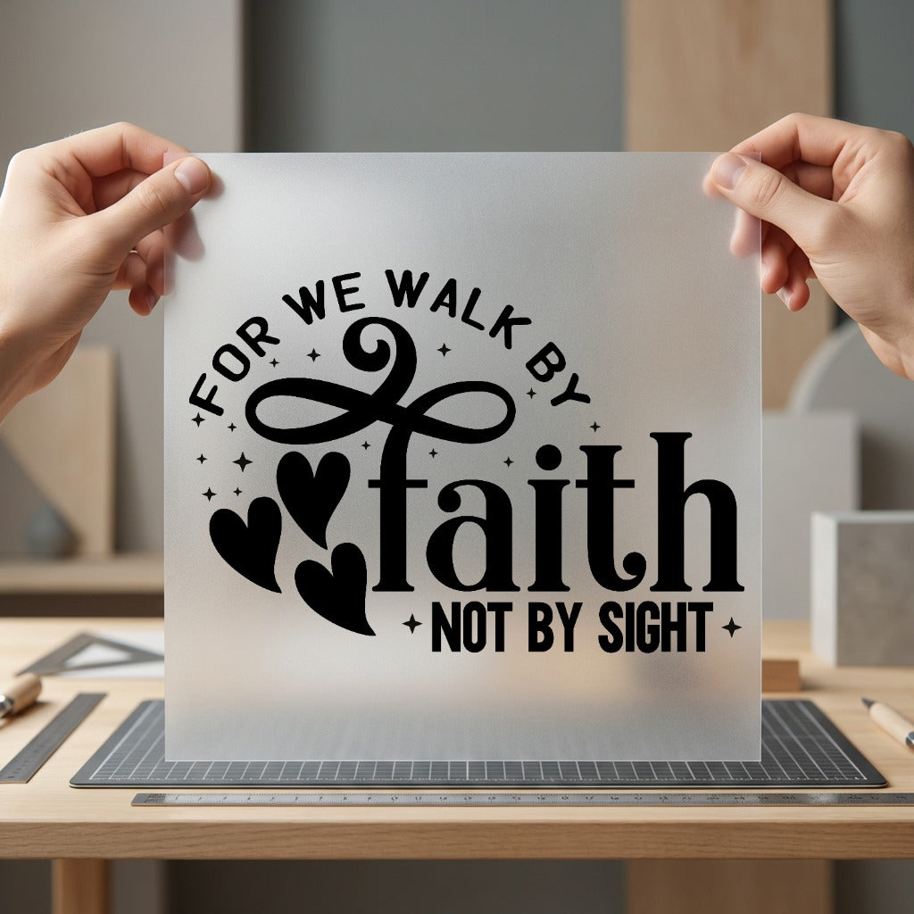 Walk Faith Christian Diy Christian Faith Ready to Press DTF Transfer for Dtf