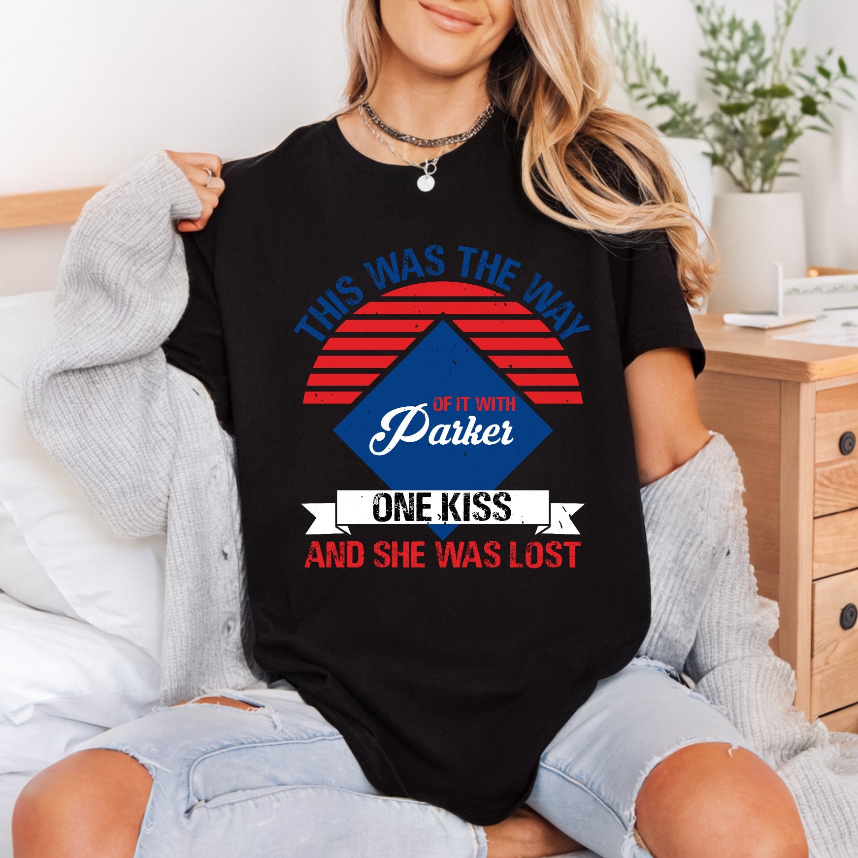 Was Way Retro Love Patriotic Valentine Ready to Press DTF Transfer for Dtf