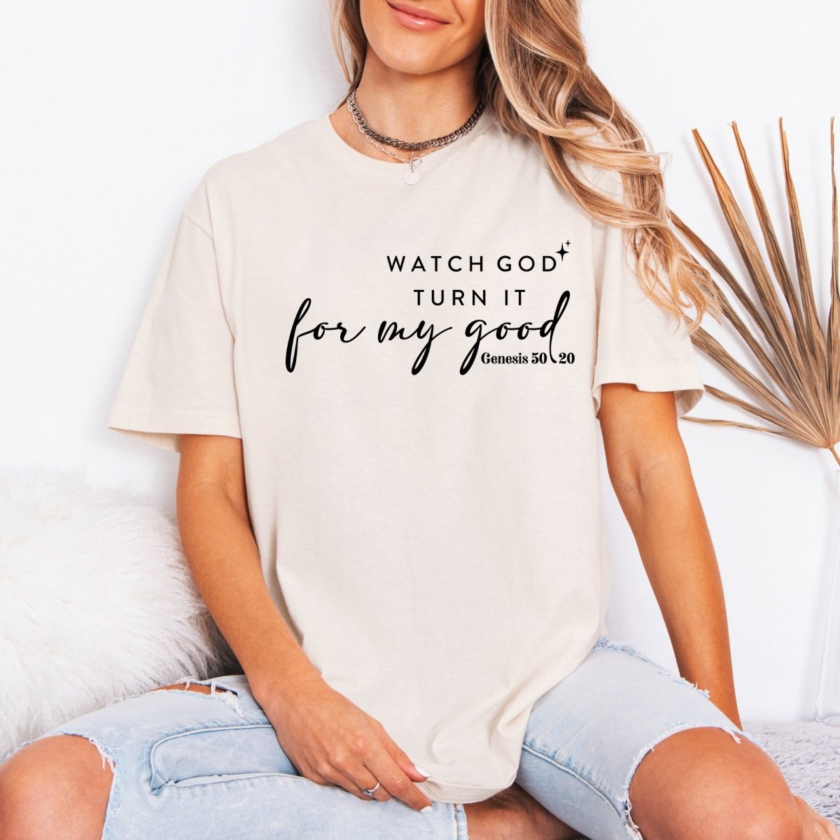 Watch God Turn it | Genesis 50:20 Faith Tee - Luckets.com