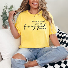 Watch God Turn it | Genesis 50:20 Faith Tee - Luckets.com