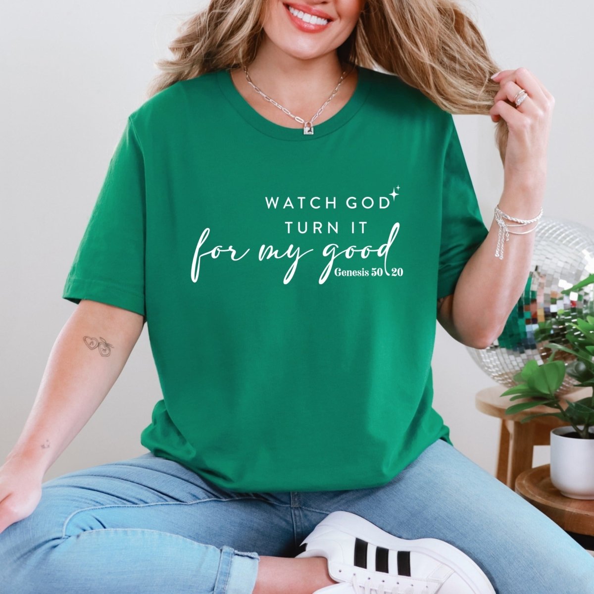 Watch God Turn it | Genesis 50:20 Faith Tee - Luckets.com