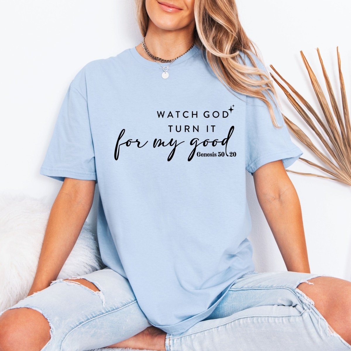 Watch God Turn it | Genesis 50:20 Faith Tee - Luckets.com