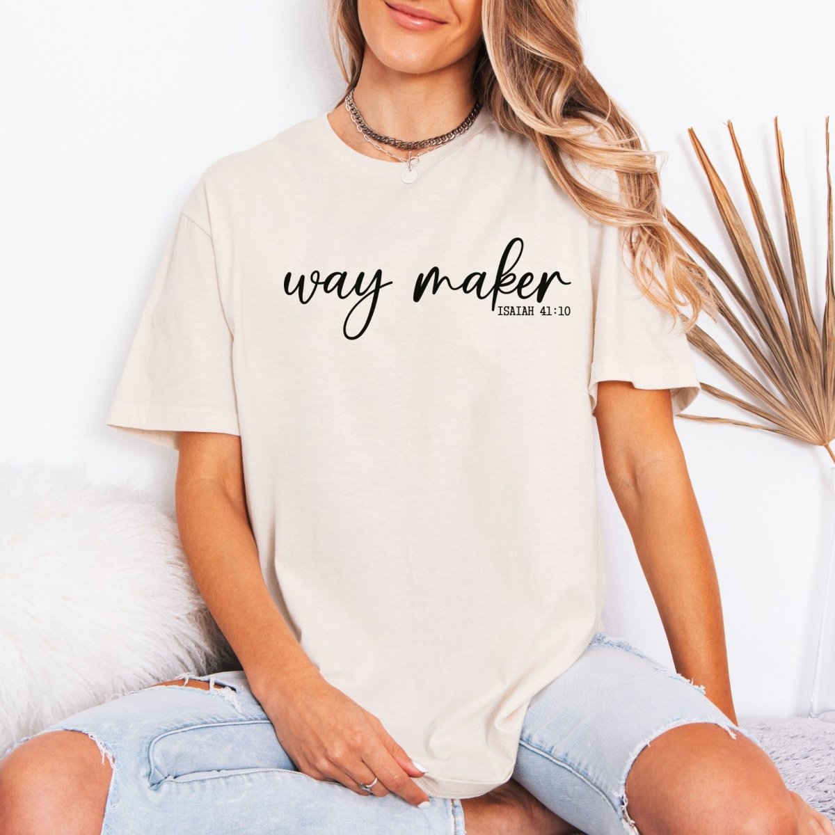 Way Maker Isaiah 41:10 | Faith & Strength Tee - Luckets.com
