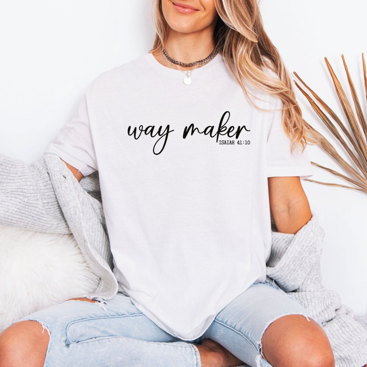 Way Maker Isaiah 41:10 | Faith & Strength Tee - Luckets.com