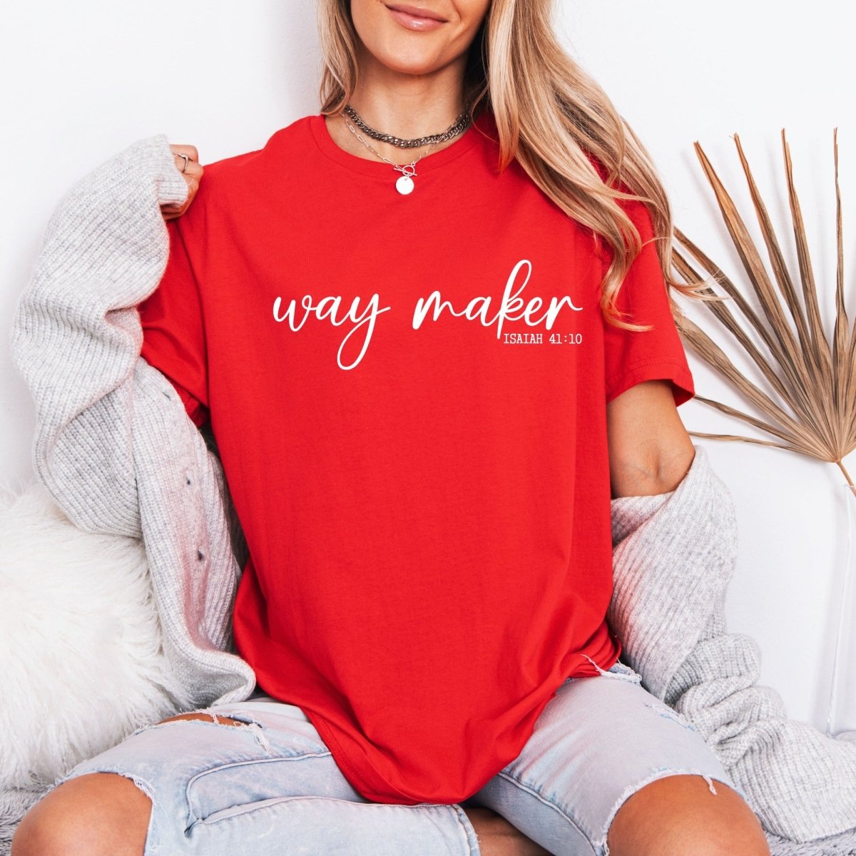 Way Maker Isaiah 41:10 | Faith & Strength Tee - Luckets.com