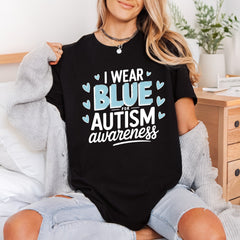 Wear Blue Autism Awareness Mom Dad Ready to Press DTF Transfer for Dtf
