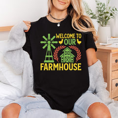 Welcome Farmhouse Rustic Diy Usa Boho Ready to Press DTF Transfer for Dtf