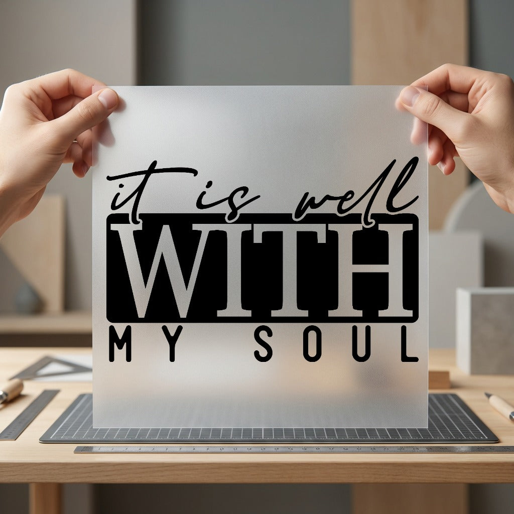 Well Soul Faith-based Diy Christian Faith Ready to Press DTF Transfer for Dtf