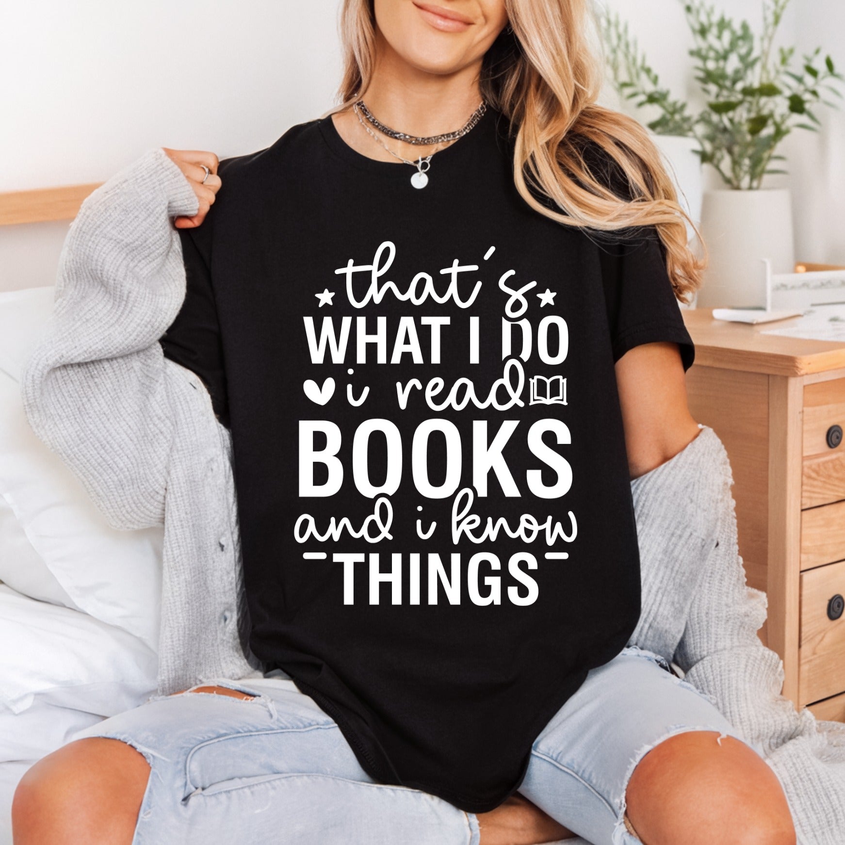 What Read Books Cozy Teacher Aesthetic Ready to Press DTF Transfer for Dtf