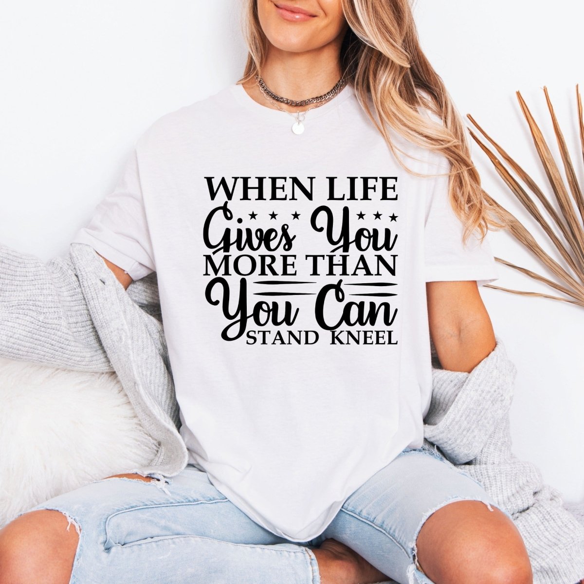 When Life Gives | Faith & Resilience Tee - Luckets.com