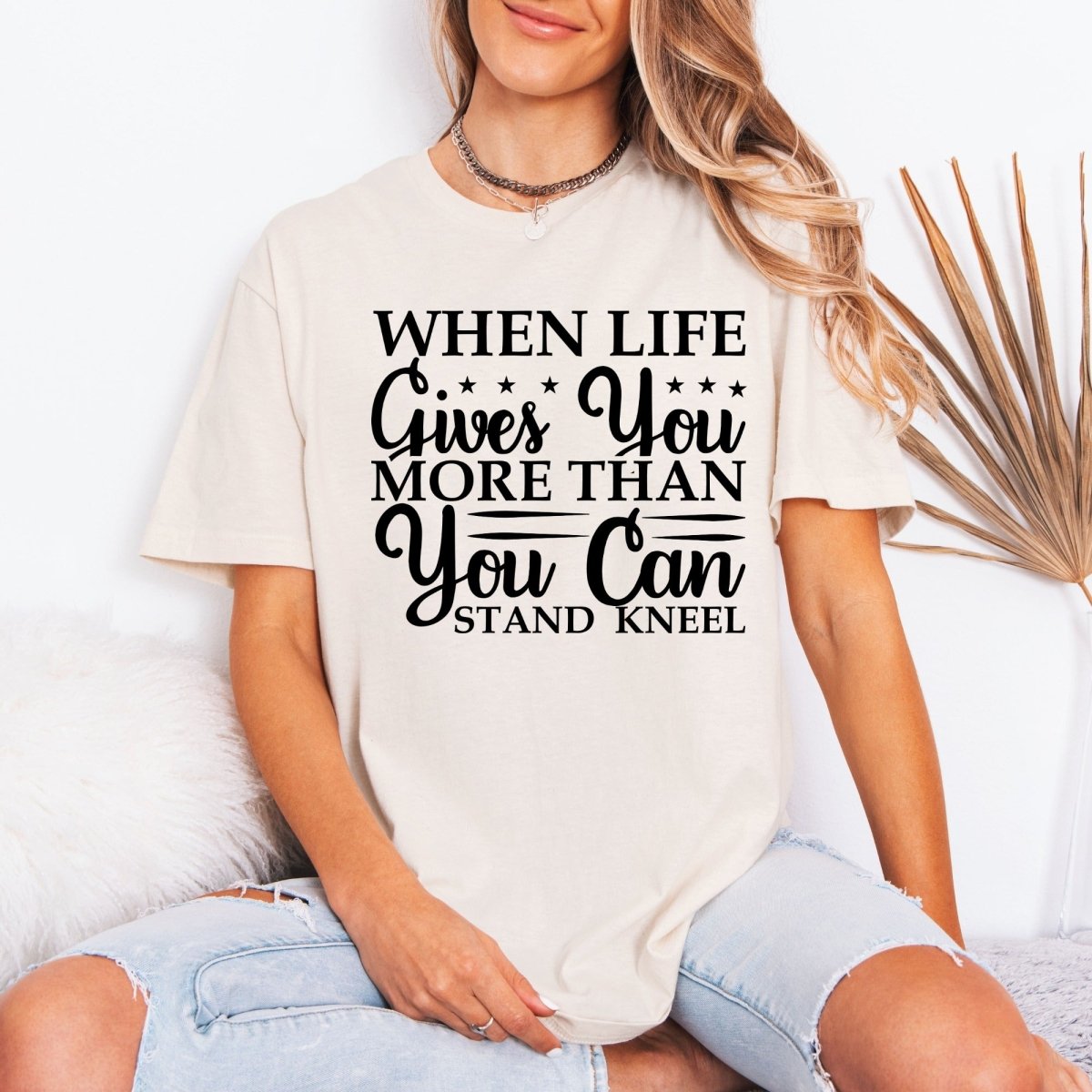 When Life Gives | Faith & Resilience Tee - Luckets.com