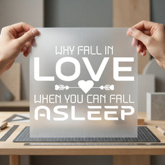 Why Fall Love Retro Valentine Funny Ready to Press DTF Transfer for Dtf