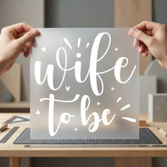 Wife Script Bridal Shower Engagement Season Collection Bridal Crew Collection Ready to Press DTF Transfer for Dtf
