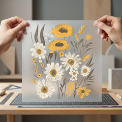 Wildflower Garden Bouquet Boho Boho Aesthetic Ready to Press DTF Transfer for Dtf