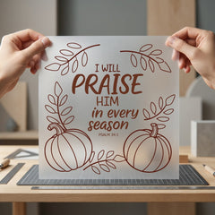 Will Praise Him Every Christian Faith Ready to Press DTF Transfer for Dtf