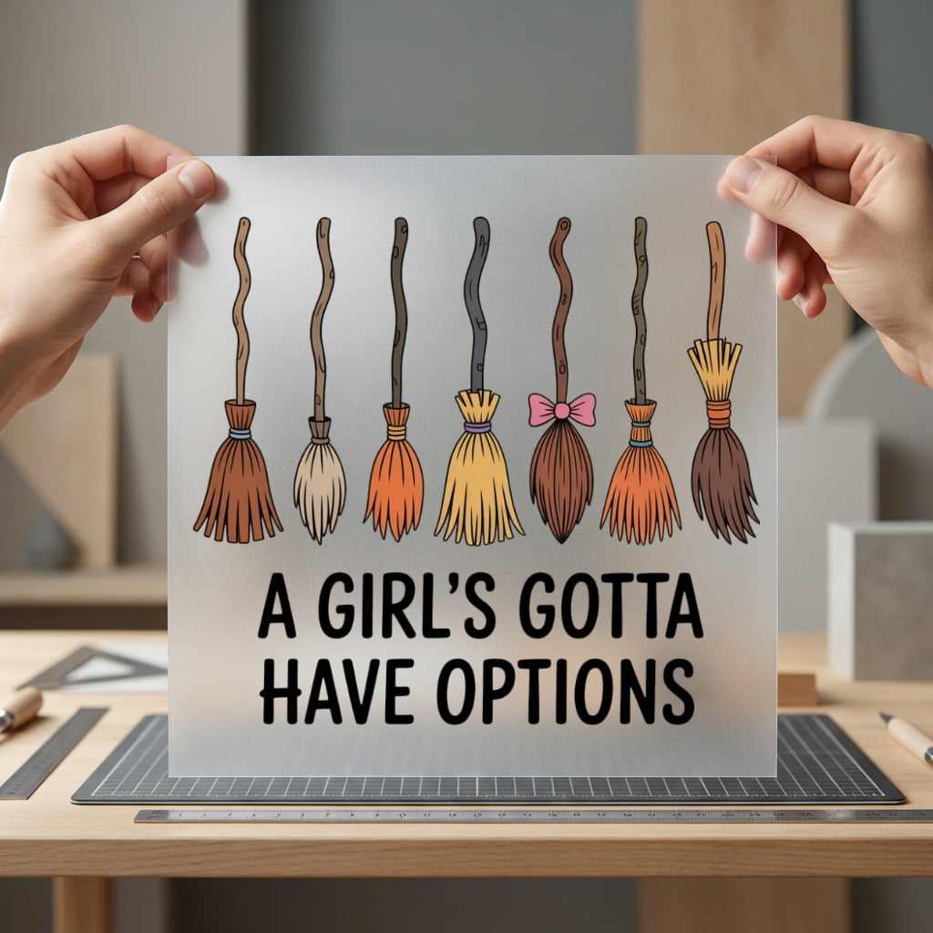 Witchy Broom Options Halloween Halloween Autumn Ready to Press DTF Transfer for Dtf