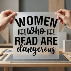 Women Who Read Books Aesthetic Ready to Press DTF Transfer for Dtf