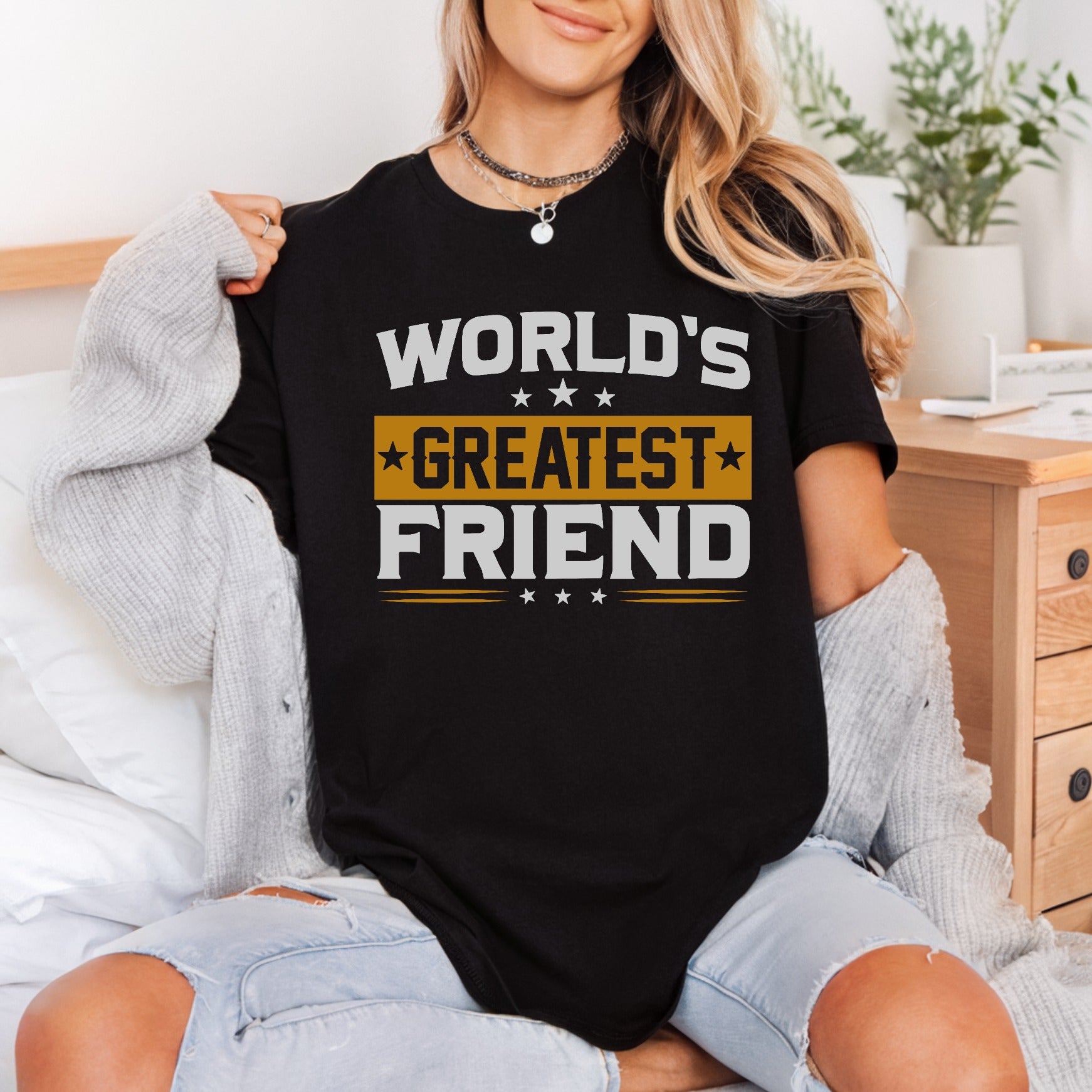World Greatest Friend Retro Retro Ready to Press DTF Transfer for Dtf