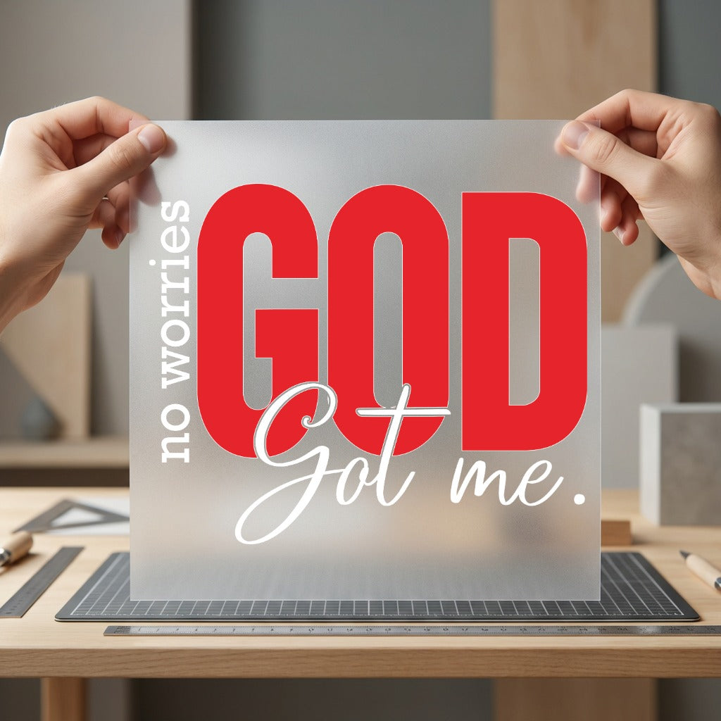Worries God Got Faith-based Christian Faith Ready to Press DTF Transfer for Dtf