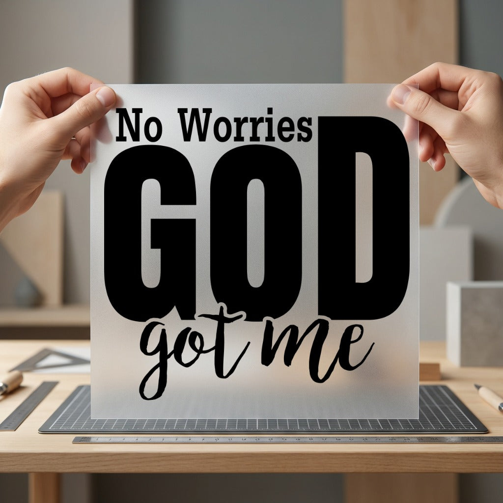 Worries God Got Faith-based Christian Faith Ready to Press DTF Transfer for Dtf