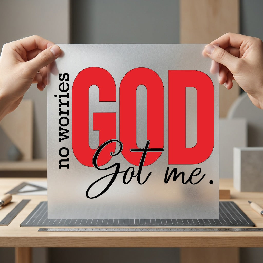 Worries God Got Faith-based Christian Faith Ready to Press DTF Transfer for Dtf