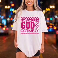 Worries God Got Pink Christian Faith Ready to Press DTF Transfer for Dtf