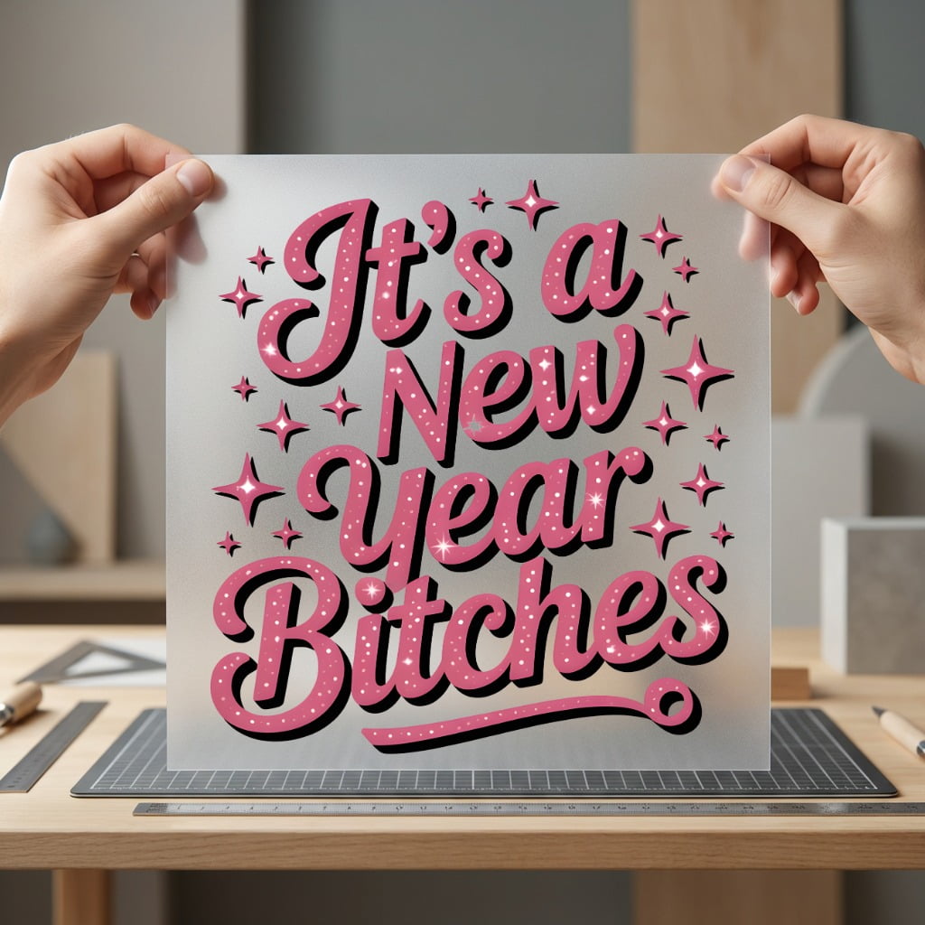 Year Bitches Retro Pink Retro Aesthetic Ready to Press DTF Transfer for Dtf